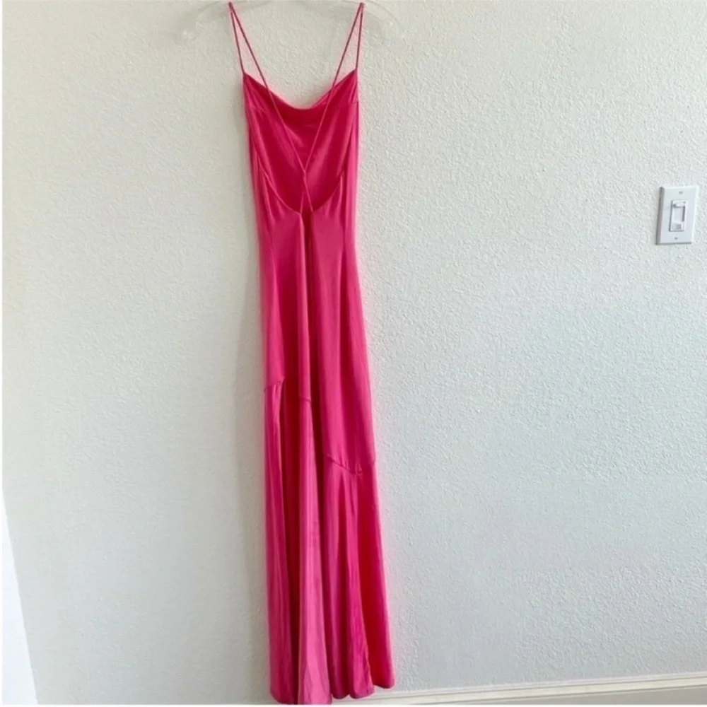 NBD Macduff Slip Maxi Dress Gown Pink - Picture 3 of 12